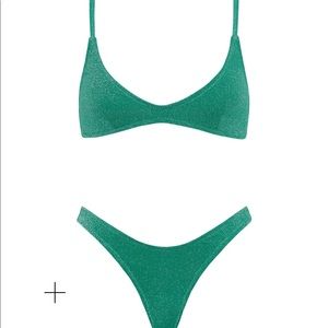 Triangl Maia Jaded Sparkle Set - New With Tags